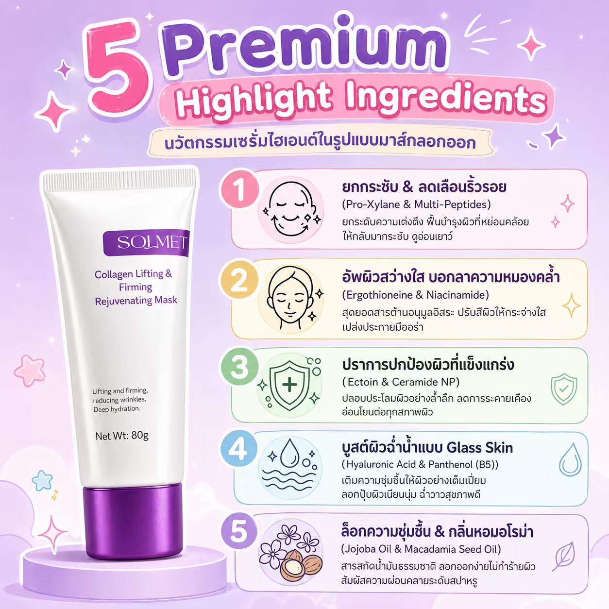 5 Premium Highlight Ingredients